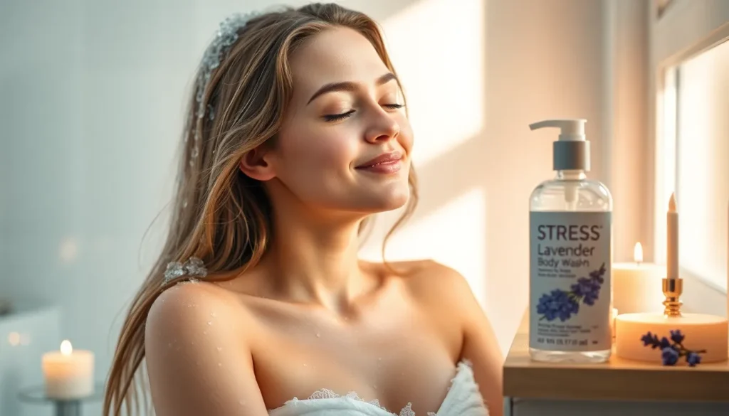 stress relief body wash